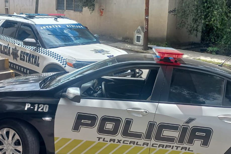 Acción coordinada entre la Policía Municipal de Tlaxcala y fuerzas estatales resulta en detención de dos presuntos asaltantes